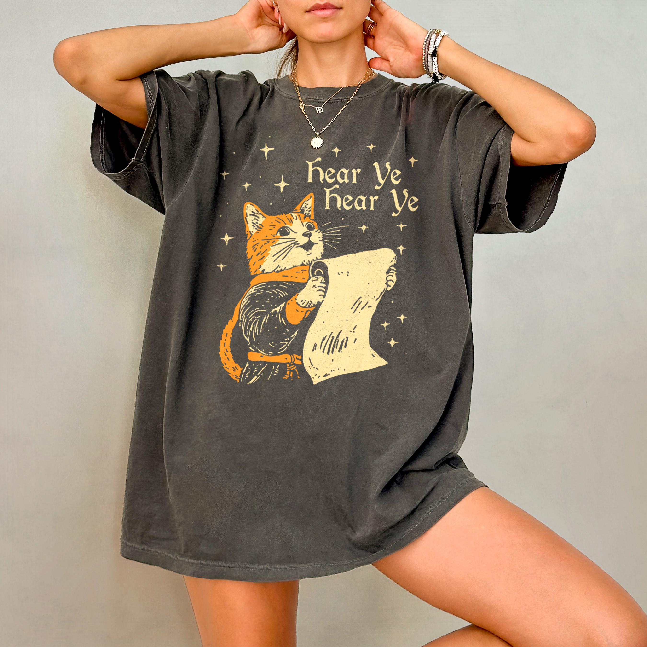 

Medieval Cat Printed Tshirt SpringSummer Womens 2026 New Fashion Trend Top Short Sleeve Comfortable Tshirt S