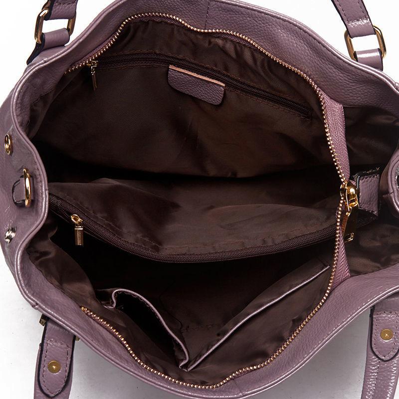 Damentasche Große Kapazität Einkaufstasche Neue Weiche Leder Vielseitige Umhängetasche Atmosphärische Pendlerhandtasche