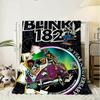 Band Blink 182 Throw 240g Flannel Blanket Lightweight Soft Skin-friendly Summer Thin Throw Blanket