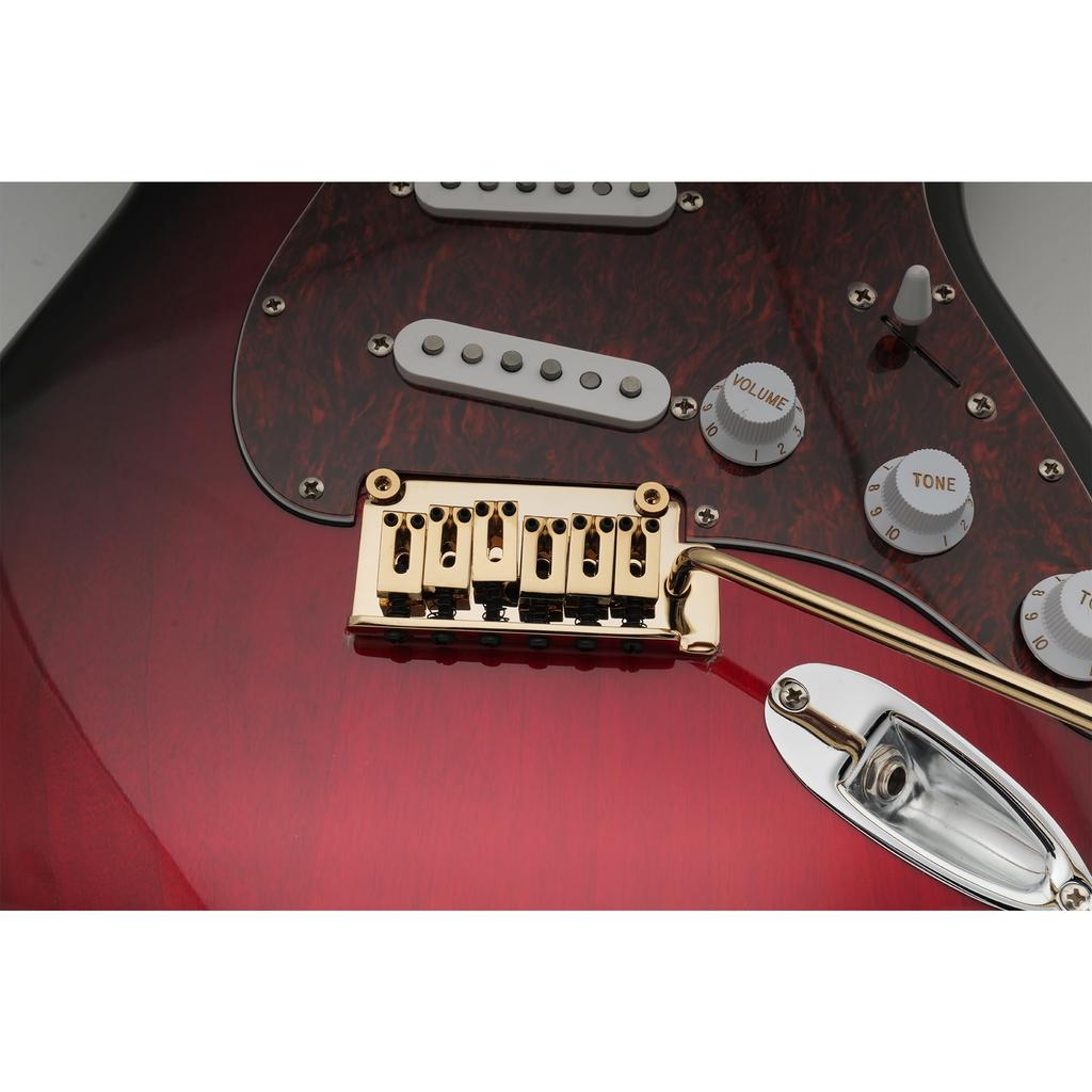 Musiclily 10.5mm String Pitch Short Block Two-Point Support Tremolo Bridge Unit for Squier Strat Guitars, Gold