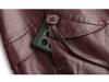 New Hot Style PU Leather Jacket for Middle-Aged and Elderly Women - Petite Spring and Autumn Suit Jacket