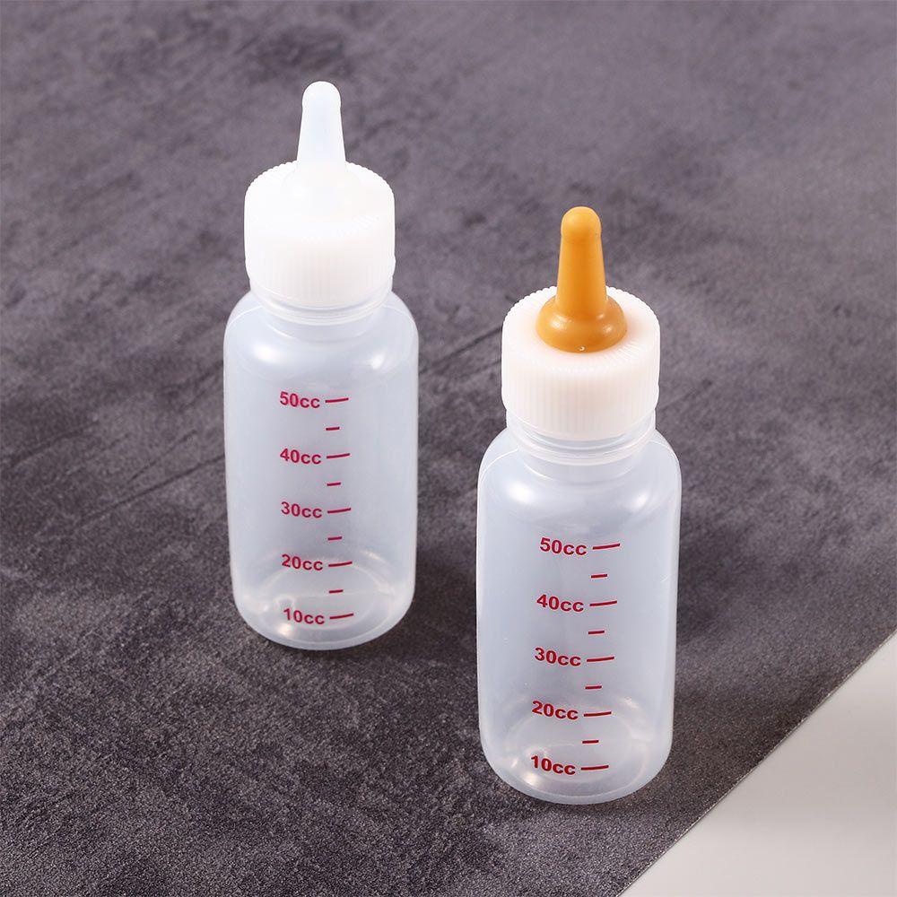 Set Newborn Dog Puppy Feeder Cat Bady Kitten Feeding Bottle Pet Feeder Supplies Cat Drinking Bottle Pet Milk Bottle