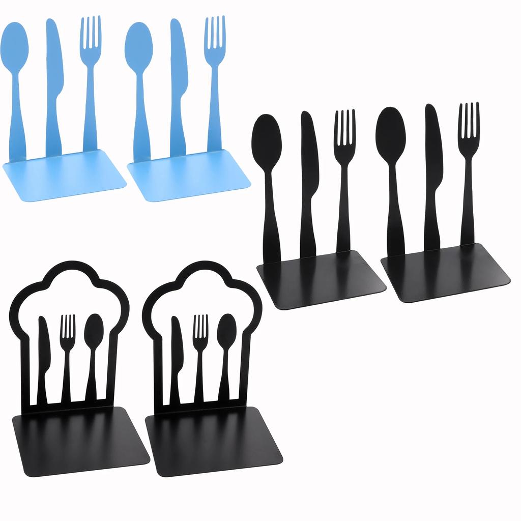 Tableware Hollow creative Bookends Personality Desktop Office Table Ornament Retractable Book Support Stationery Supplies