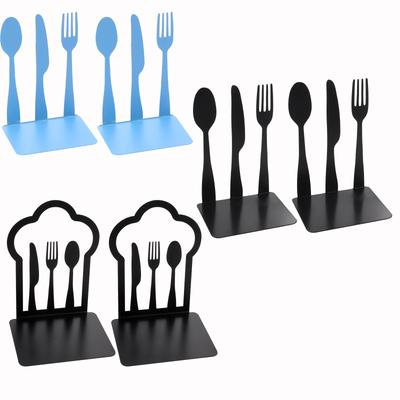 Tableware Hollow creative Bookends Personality Desktop Office Table Ornament Retractable Book Support Stationery Supplies