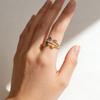 Hot-selling Color Zircon Ring, Premium Heavy Industry Texture Open Finger Ring