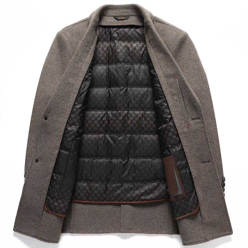 Осенние и зимние модели Take Off Белая утиная пуховая подкладка для людей среднего — фото 4