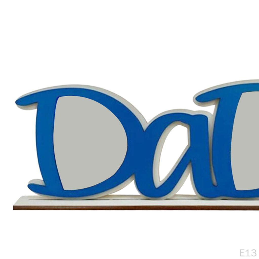 Picture Photo Holder Display on Tabletop, Gift Birthday or Grandpa Papa Husband