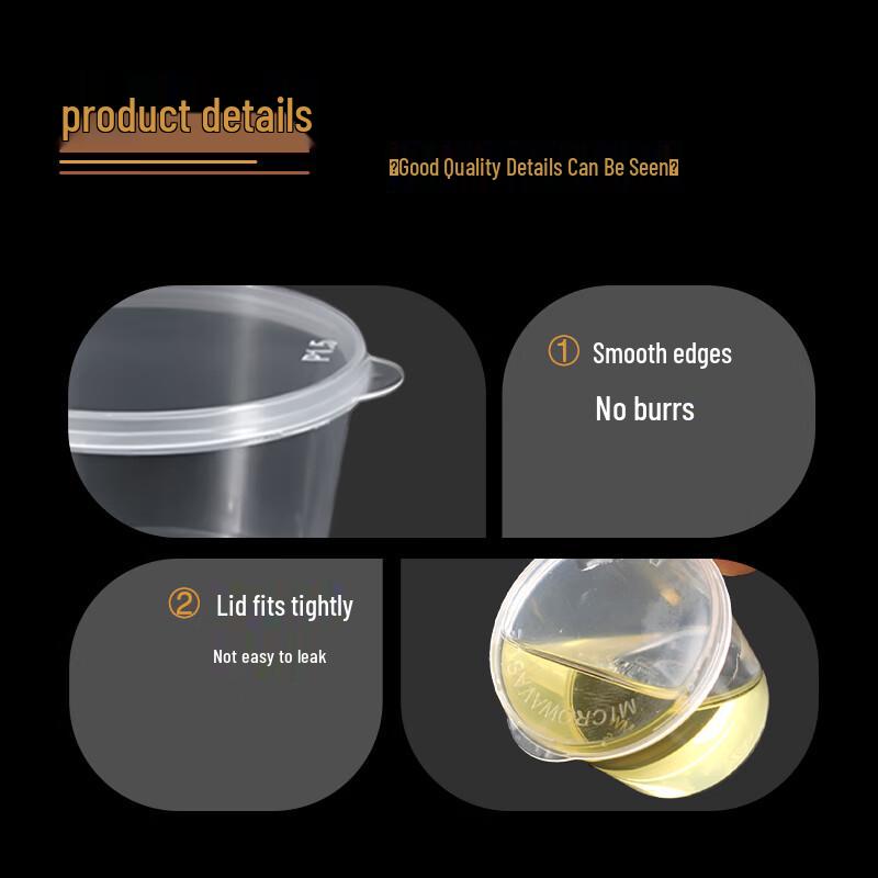 Jiwanggu Integrated Sauce Container Disposable Meal Box