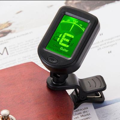 Clip-On Digital Guitar Tuner 360 Degree Rotatable LCD Guitarra Tuner Portable Universal LCD Display Digital Tuner