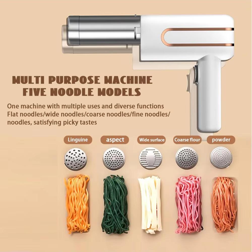 USB Rechargeable Electric Pasta Noodle Makerr Fully Automatic Noodle Squeezing Machine  Dough