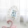 European Embroidered Gauze Curtain Curtain Mesh Finished White Yarn Door Curtain Bedroom Living Room Balcony