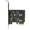 PCIE To USB 3.2 Expansion Card 5Gbps High Speed USB3.2 Front GEN1 Expansion Card Dual Port 19PIN Connector Riser Card