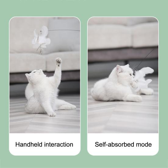 Katzen-Spielzeug mit starker Saugnapf, interaktiver Langeweile-Vertreiber, Stab-Spielzeug, Kreatives, Auffälliges Katzenspielzeug für Zuhause, Haustierbedarf