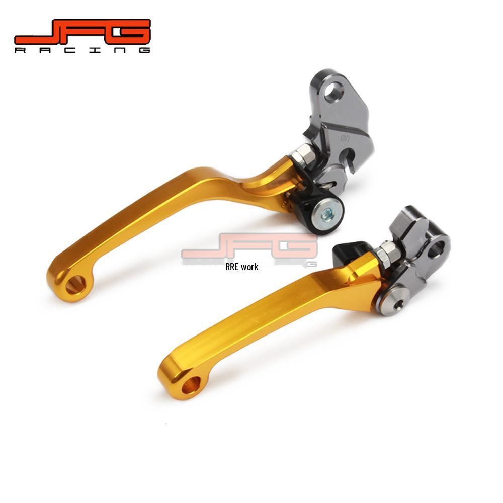 CNC Aluminum Alloy Bull Horn Brake & Clutch Lever for RM85 RM125/250 Off-Road Motorcycles