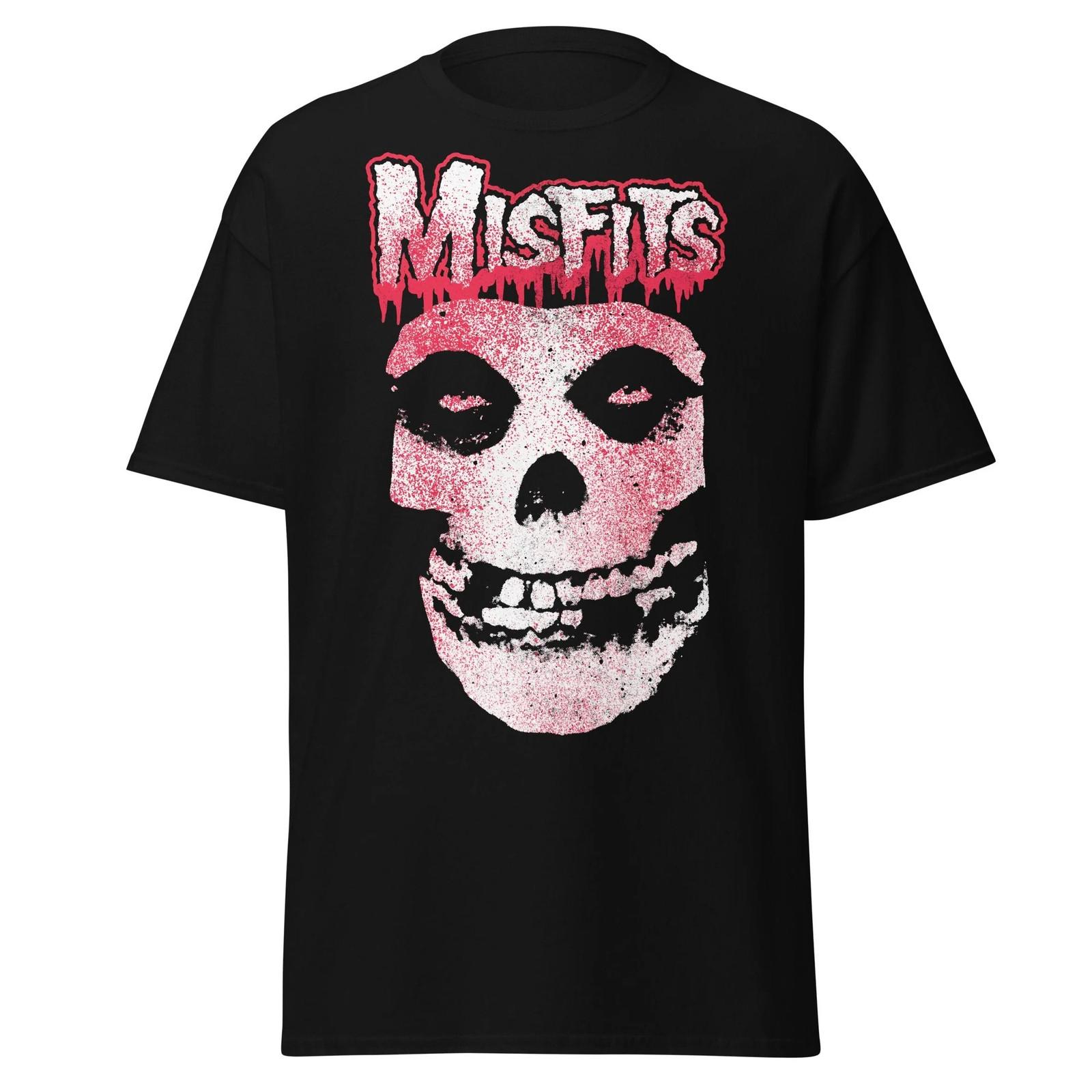 Misfits - Tagged Skull Jumbo Print T Shirt XXXXL
