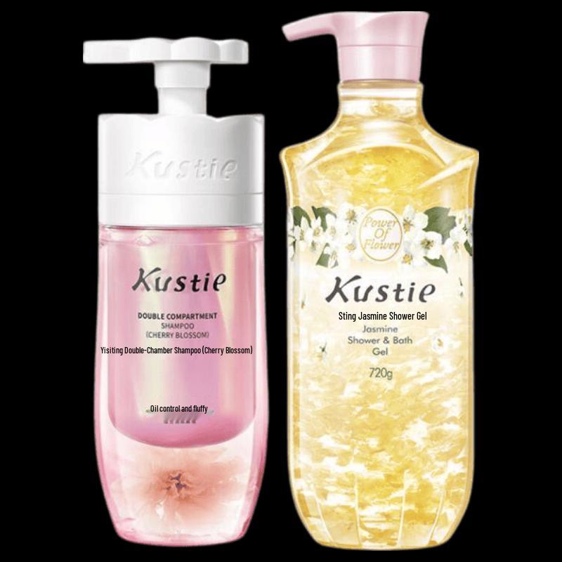 Kustie Floral Shampoo & Shower Gel Set