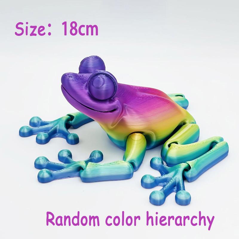 3D-printede Dyr Leketøy Flerleddet Bevegelig Dinosaur Slange Fidget Leketøy Voksne Autisme Stresslindrende Leker Skrivebordsdekor Barn Gave