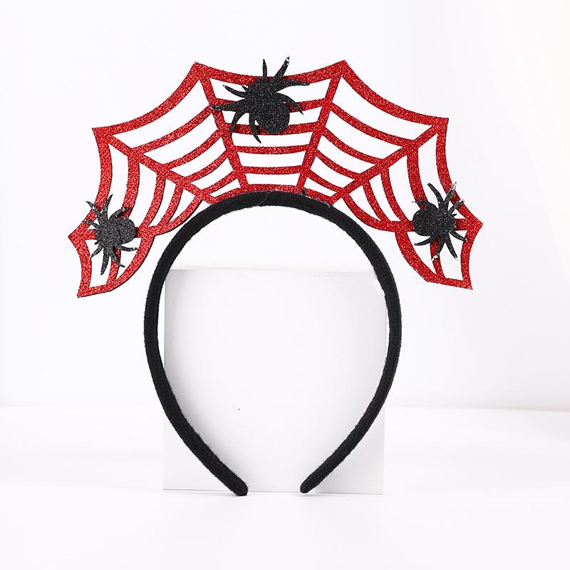 Halloween Devil Horns & Bat Headband with Feathers - Party Decoration