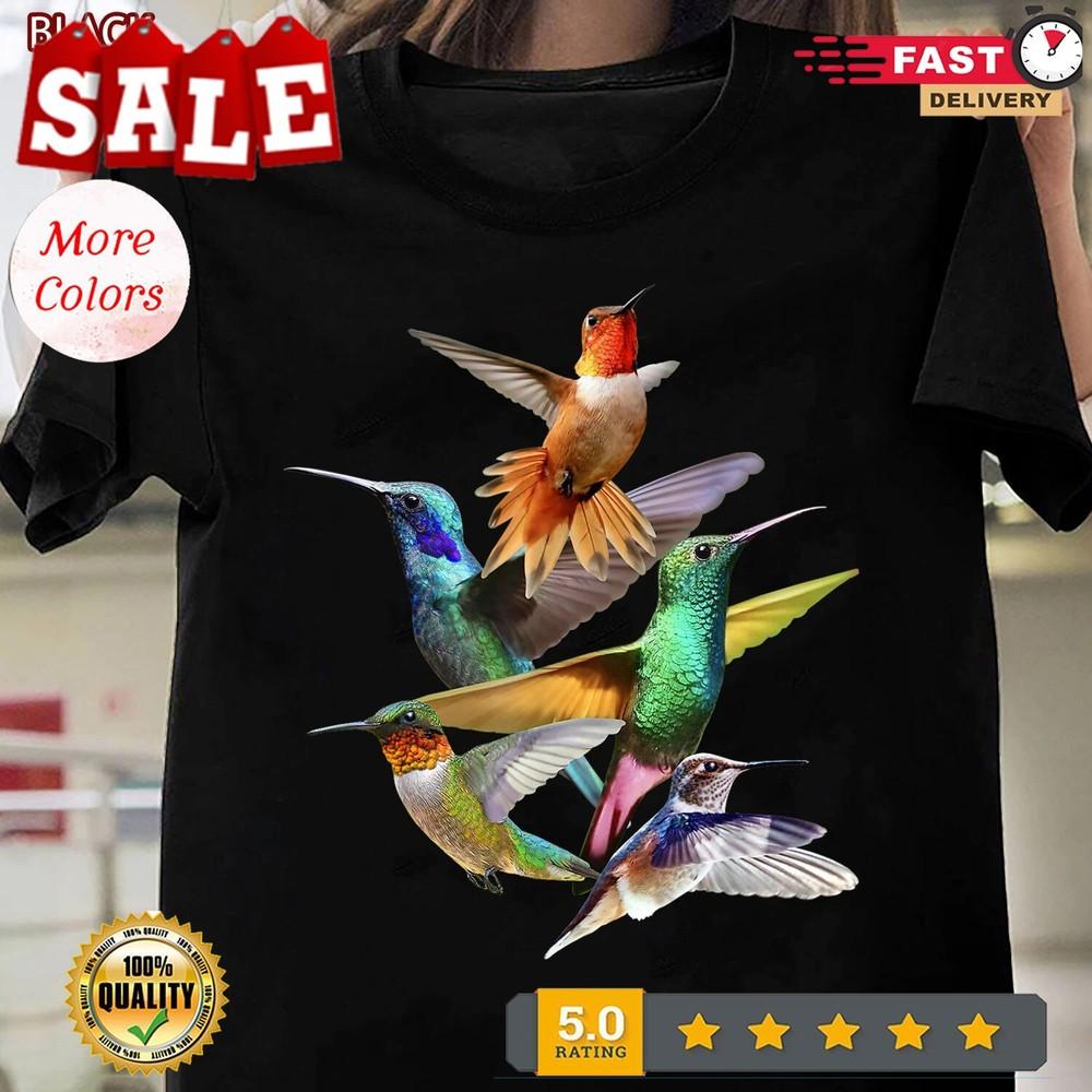 

Hummingbird in Flight Hummingbird Gift I Love Hummingbird T-Shirt Gift for Her 4XL
