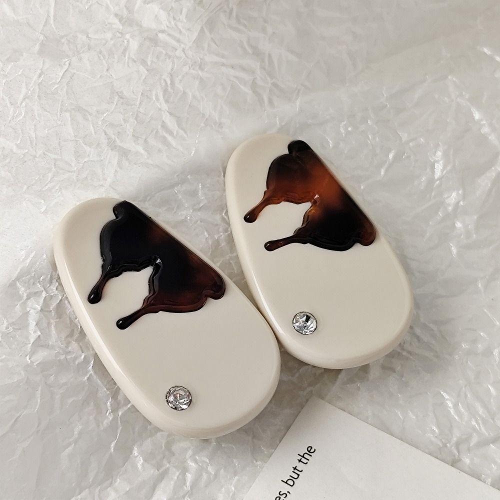 Acetate Lovely Barrettes Chocolate Cute Duck Clip Lovely Strawberry Side Clip  Hair Accessories