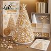 Zero-based Beading Material Kit DIY Christmas Tree for Adults Beginners Handmade 3D Ornament with Full Miniature Forest Desktop Display Tools