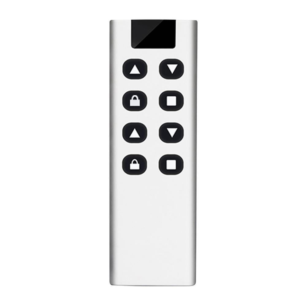 Wireless Learning Code Digital Remote Control Transmitter RF 315/433MHz Keypad Transmitter 8 Buttons for Switch Garage