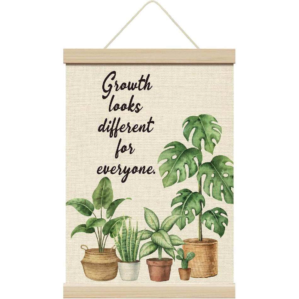 ZEDEV Dinosaur Wall Decor, Poster Hanger with Wood Frames 12x16 Inches, Dino Educational Canvas Wall Art, Artwork Hanging Kit for Boy Toddler Room