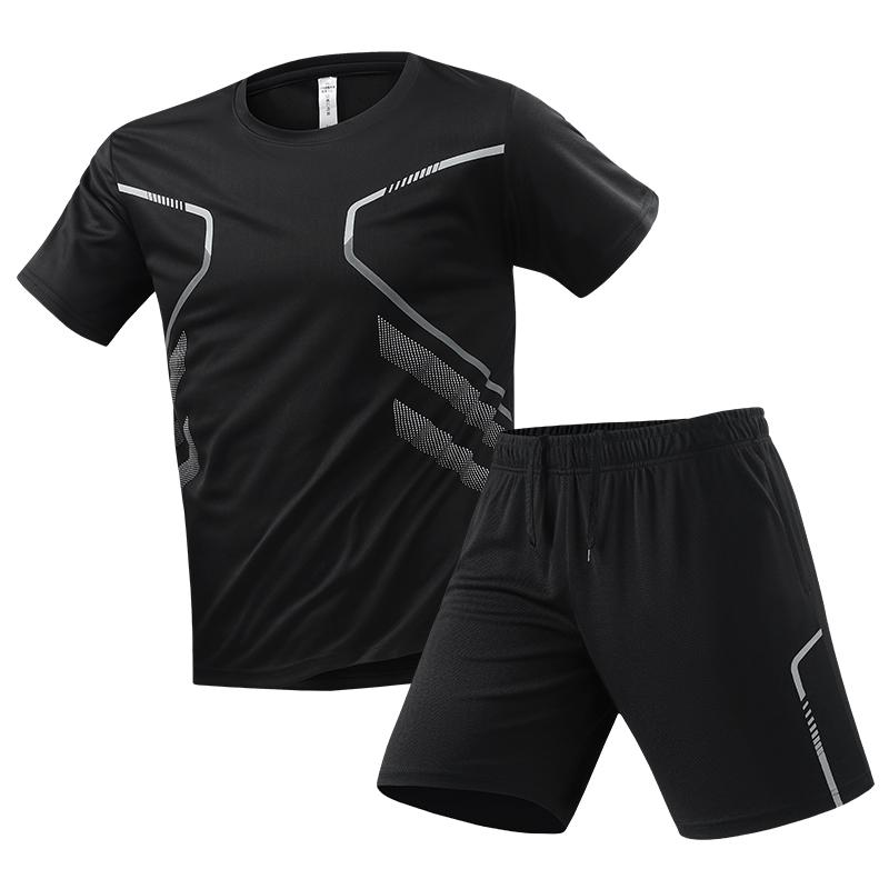 Summer Set Men's Casual Sports Short Sleeved Set Men's Two-piece Set