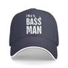 Washed Unisexs Baseball Cap Im A Bass Unisex Trucker Snapback Caps Dad Hat Fly Fishing Golf Hats