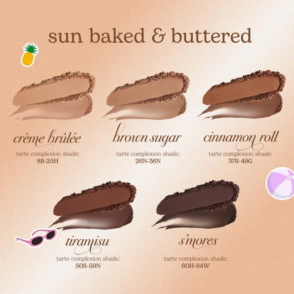 Tarte Macaron Sculpt And Bronze 0.27 Oz 5 G Cinnamon Roll Medium To Tan