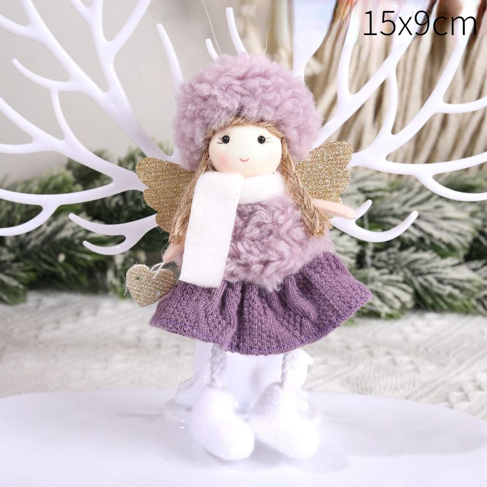 Christmas Angel Doll New Year 2025 Gifts Christmas Decorations for Home Navidad 2025 Natal Xmas Tree Pendant Ornaments Noel Deco