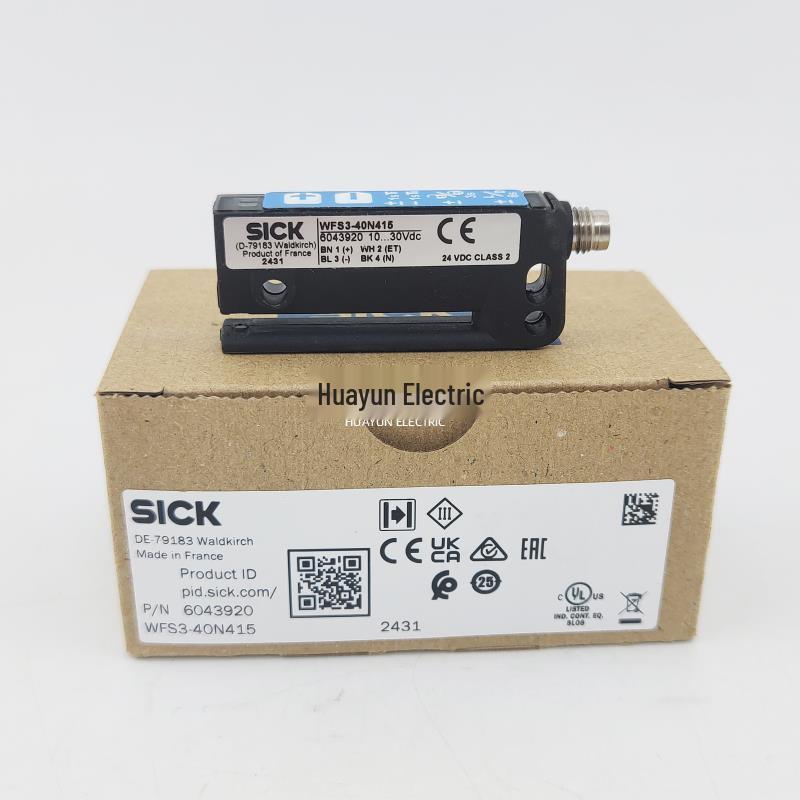 SICK WFS3-40N415-40P415 Slotted Photoelectric Label Sensor - New Stock Available