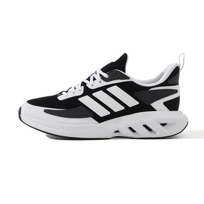ALL DAY POWER Low Top Casual Running Shoes Unisex Black White Sneakers JP8449