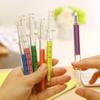 6Pcs Color Pen Syringe Highlighter Pen Syringe Needle Shape Mechanical Ballpoint for Office School Marker Writing Tool