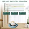 Coffee Mug Warmer Heated Saucer with Triple Adjustable Temperatures Saucer Coffee Cup Warmer with Anti Skid Pad For Coffer Tae