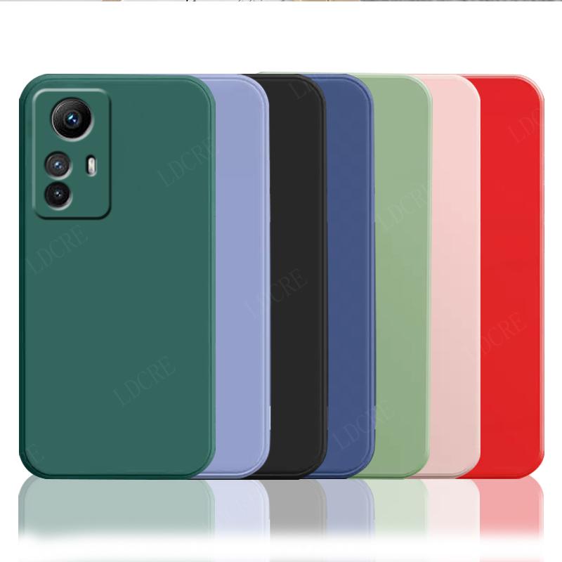 Pro kryt Xiaomi Redmi Note 12S pouzdro Redmi Note 12S Capas zadní tekutý silikon měkké TPU pouzdra Redmi Note 10 11 12 Pro Plus 12S