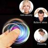 1PC Rainbow Fingertip Spinner, Metal High Speed Manual Spinner, Colorful Finger Toy for Stress Relief, Birthday Christmas Gift