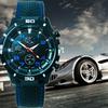 Car Line with Fashion Sports Car Mechanical Watch Men's Series Sports Car Watch Student Men's Silicone Belt Sports Watch