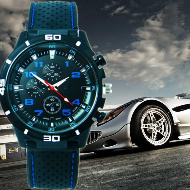 Car Line with Fashion Sports Car Mechanical Watch Men's Series Sports Car Watch Student Men's Silicone Belt Sports Watch