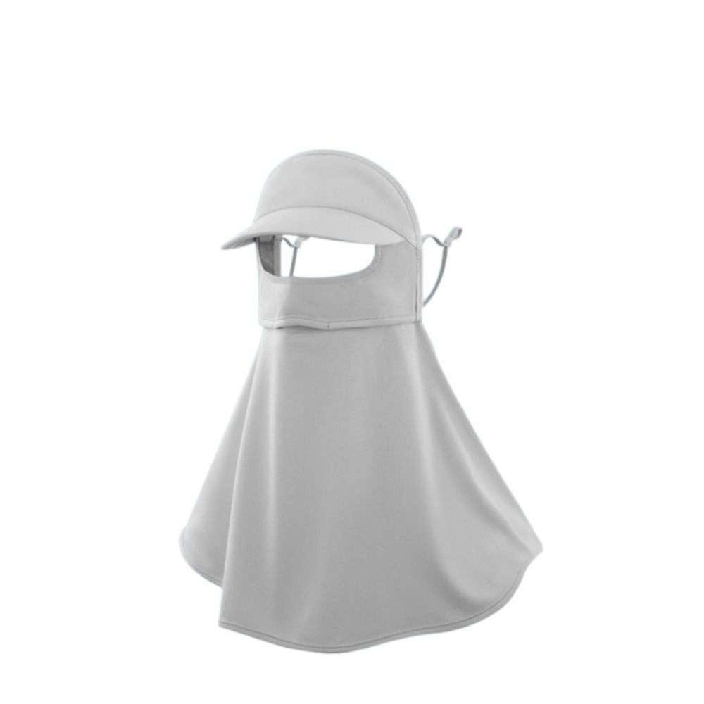 Маска для лица Ice Silk Mask Летняя маска для лица Gini Mask Регулируемая маска для лица Golf светло-серый