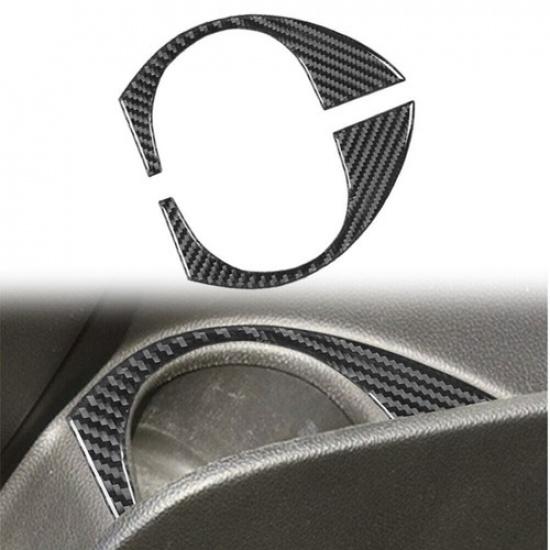 Interior Carbon Fiber Cupholder Panel Trim Cover For Colorado Canyon 2015-