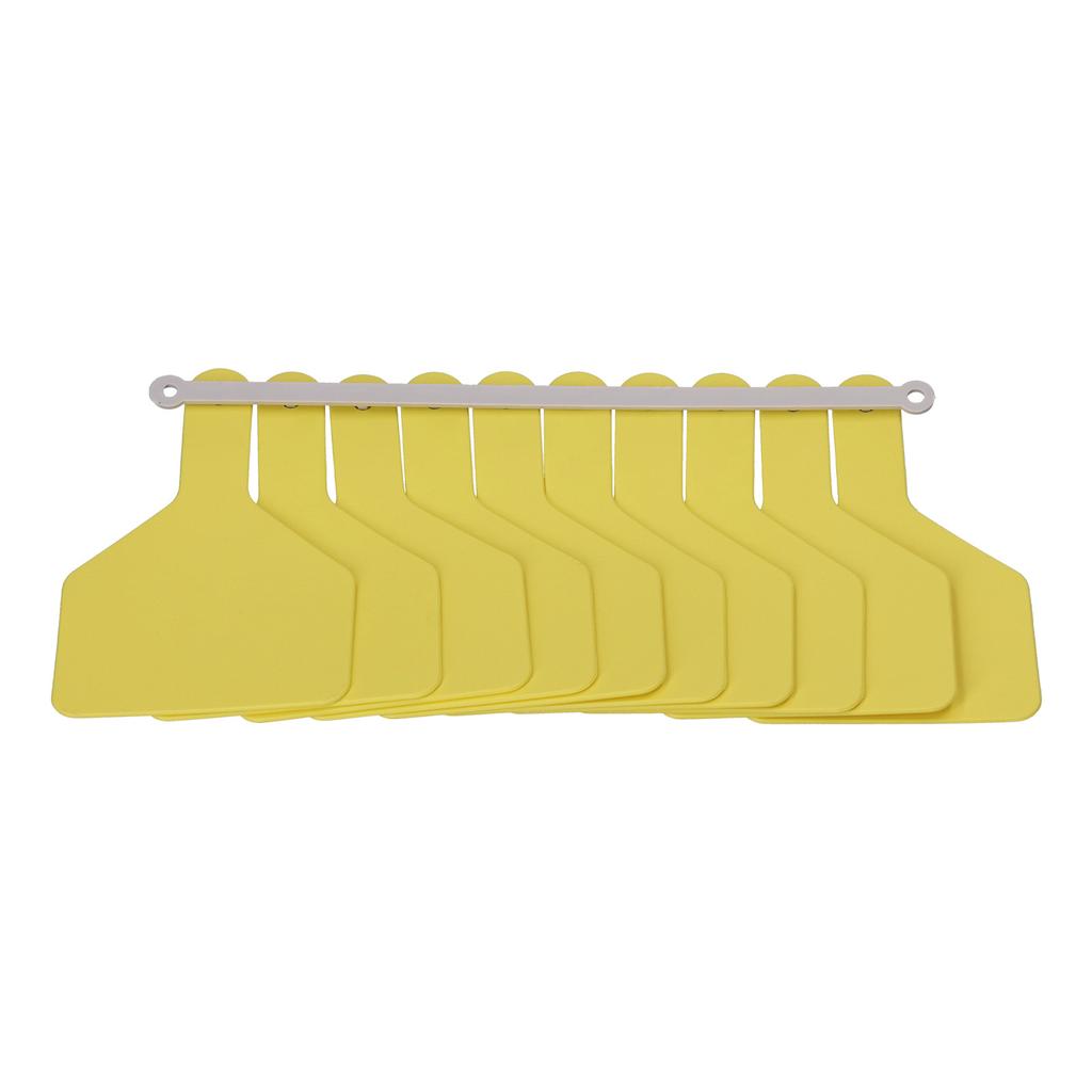 100 Stück Kunststoff Integriertes Ohrmarken-Set Viehzucht Bauernhof Ohr-Etikett für Kuh Rind Identifikation