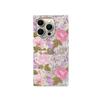 Clear Square Back Tube Case Protection For iPhone 13 12 15 Plus 14 Pro Max 11 16 ProMax Anti-Oxygen,Romantic Spring Pattern Casing