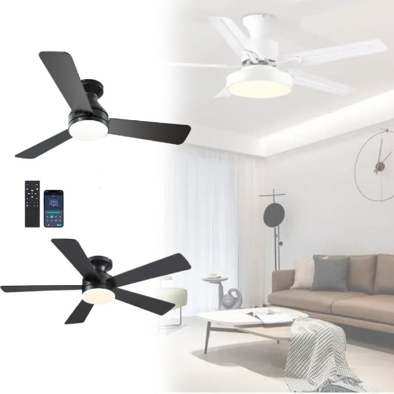 Ceiling Fan Light With Blades For Bedroom And Living Room Decor