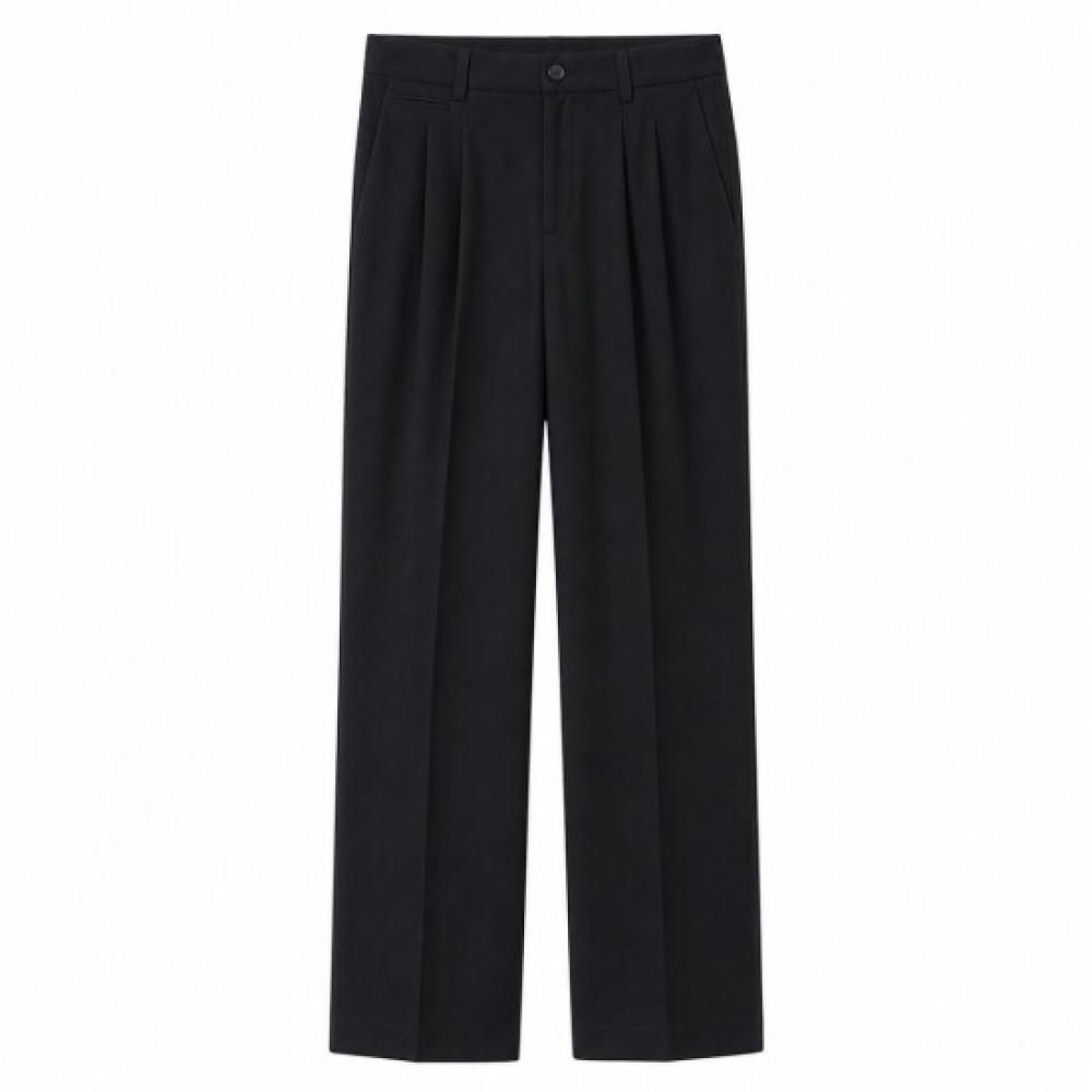 Limid Men S Pintuck Wide Straight SlackS Dmg Pta Q4523508