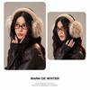 Soft Fluffy Faux Fur Earmuffs Skin-Friendly Thermal Ear Covers Leopard Print Earmuffs  For Women