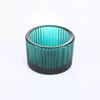 Transparent Fine-Textured Glass Candle Holder - Aroma Cup for Home Decoration
