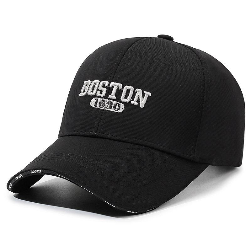 Enlarged And Widened Baseball Cap, Lengthened Brim 10.5Cm Men'S And Women'S Versatile Face Small Embroidered Sunshade Cap