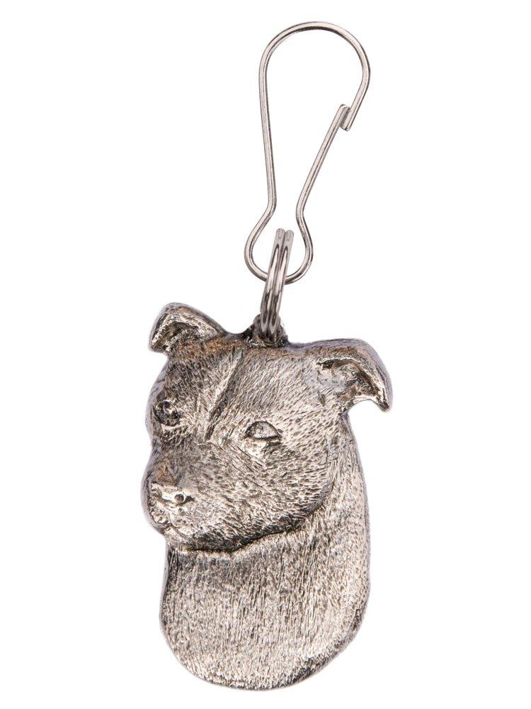 

Стаффордширский бультерьер Сделано в Англии Коллекция Art Dog Zip Pull (Глава)