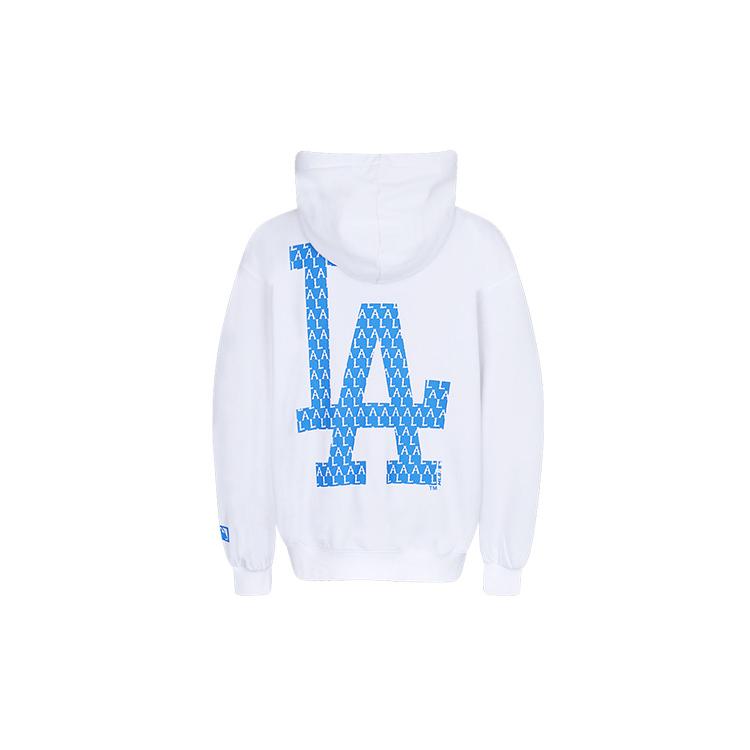 New MLB Mlb Old Flower Sweatshirt Unisex White 31HDM1011-07W